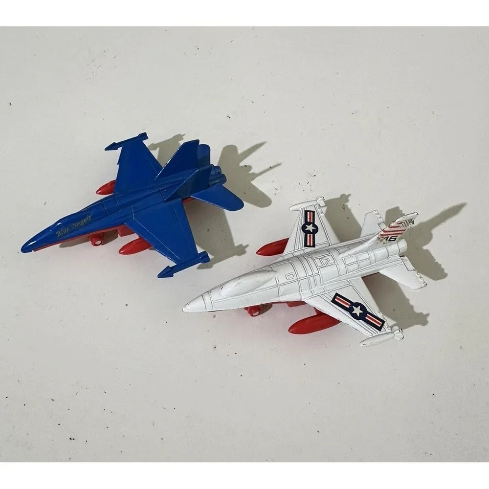 Vintage 2 Lot USAF F-16 Fighter Jet Diecast + Blue Angels‎